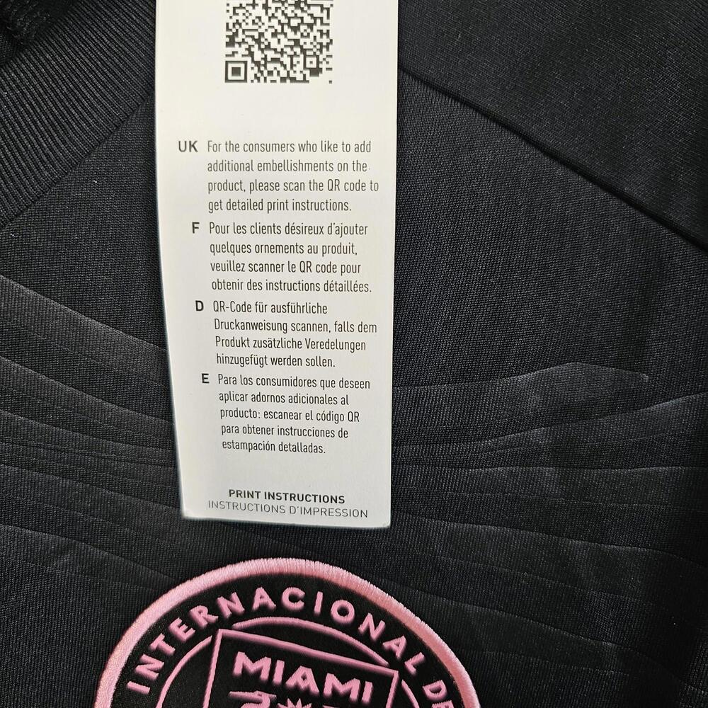 Adidas 23/24 Inter Miami CF Away Lionel Messi Authentic Jersey Size 2XL - JE9744 - Picture 7 of 11